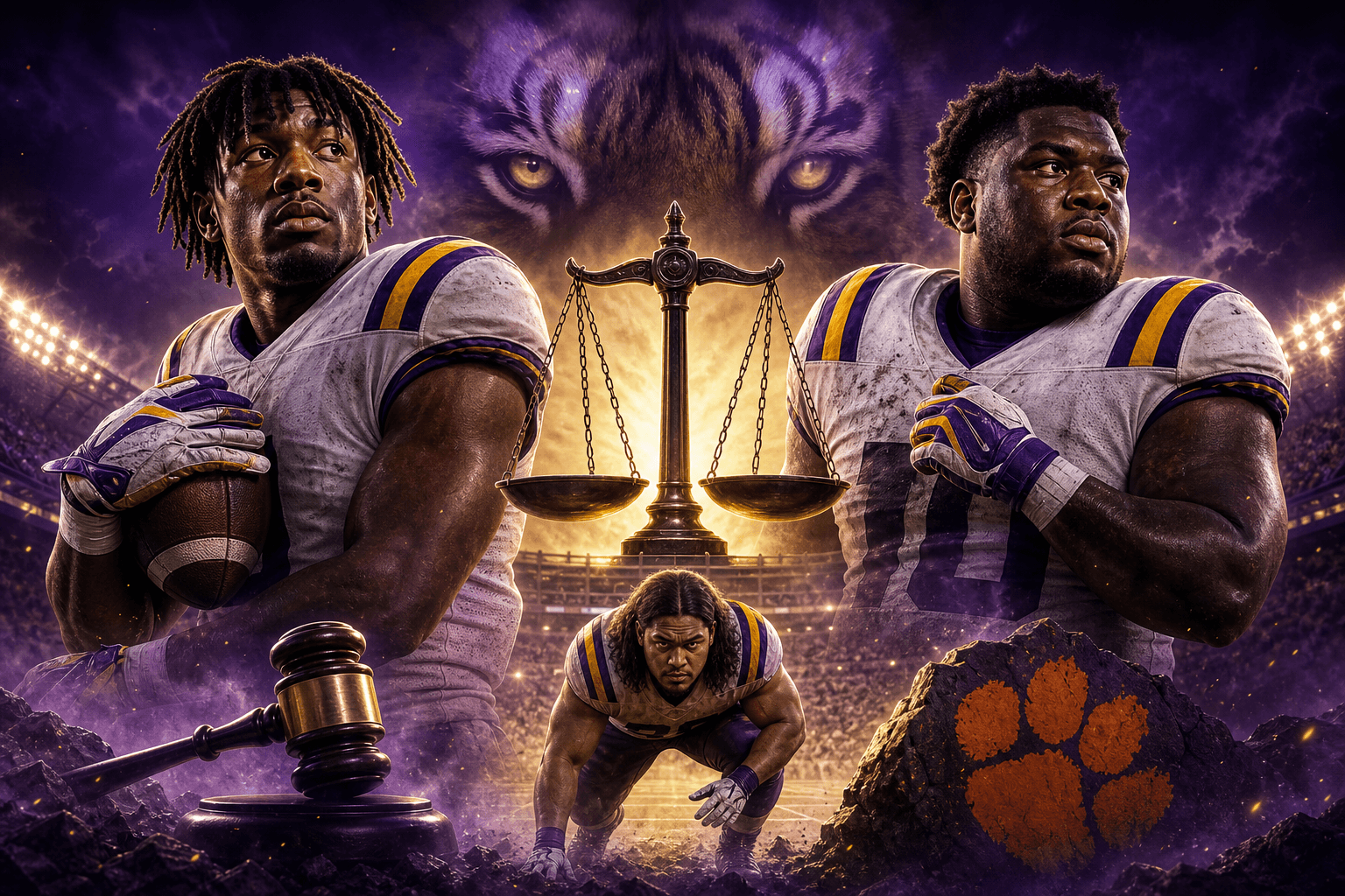 LSU left Wright and Harris off the SEC 105 for Clemson cover