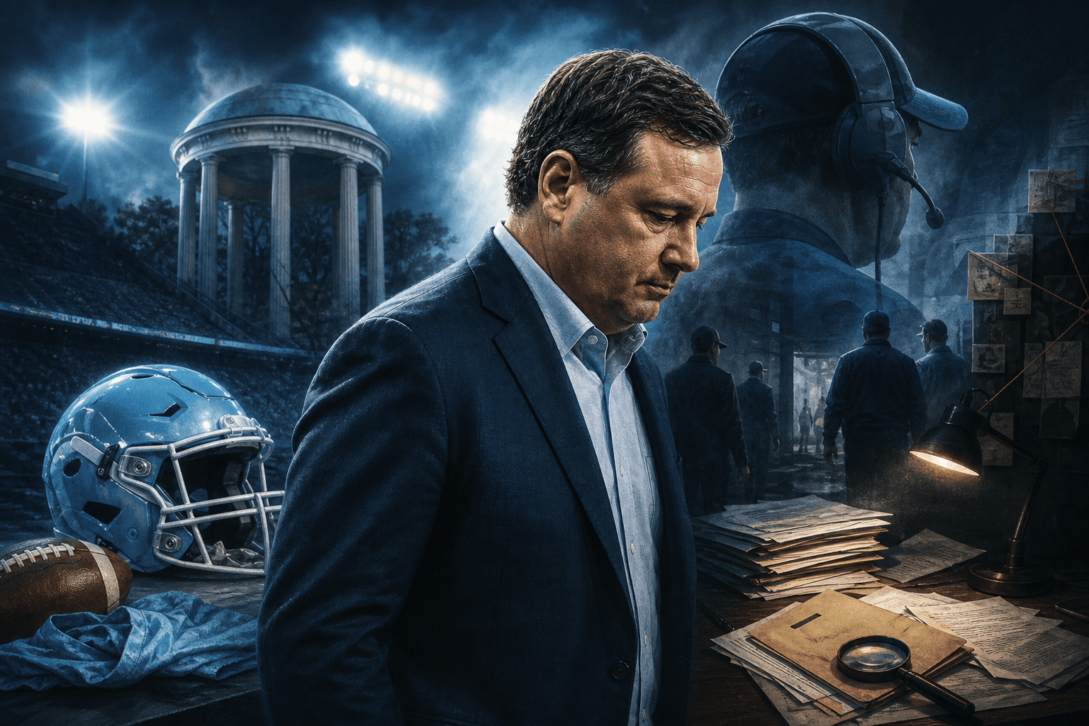 Michael Lombardi resigned as UNC football GM amid a widening investigation cover