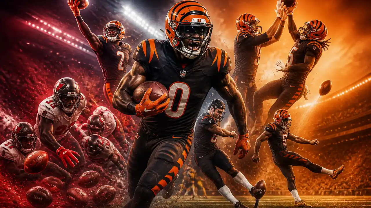 Four lost fumbles sink Buccaneers as Bengals hold on for 33–27 win cover