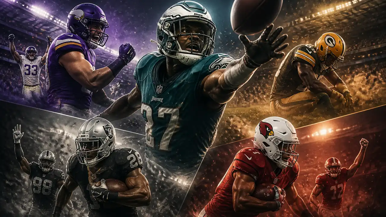 Packers collapse, Eagles hang on: the four games that decided Sunday’s late window cover