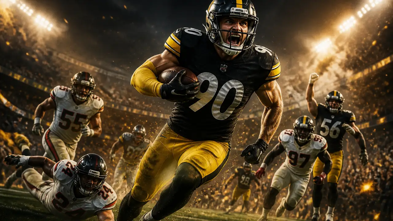T.J. Watt’s 35-yard pick-six lifts Steelers past Falcons 20–13 cover
