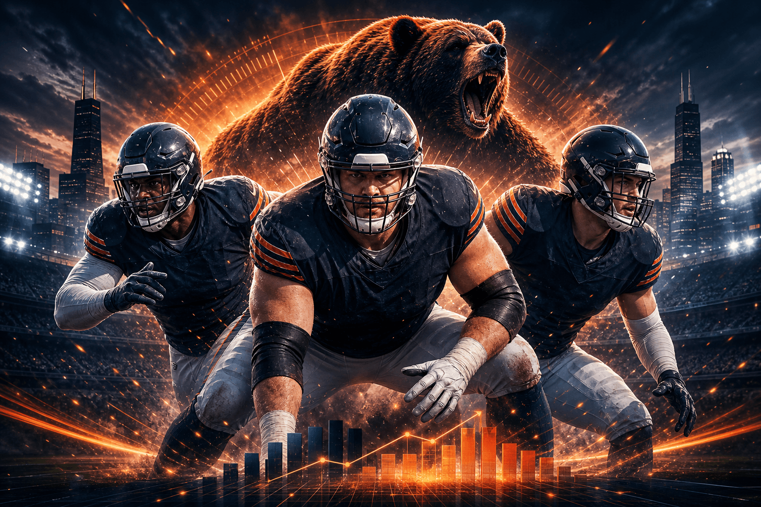 The Bears restructured Thuney, Odeyingbo, and Edwards for about $17 million in 2026 cap space cover